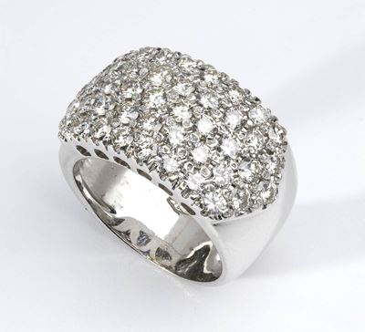 Anello in Oro e Pavè di Diamanti