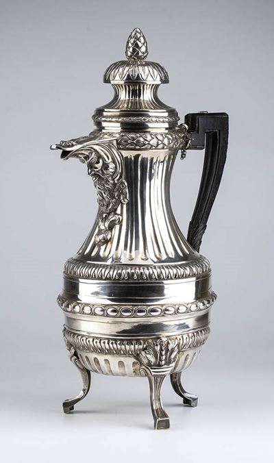 Caffettiera in Argento - Francia, 1798-1809