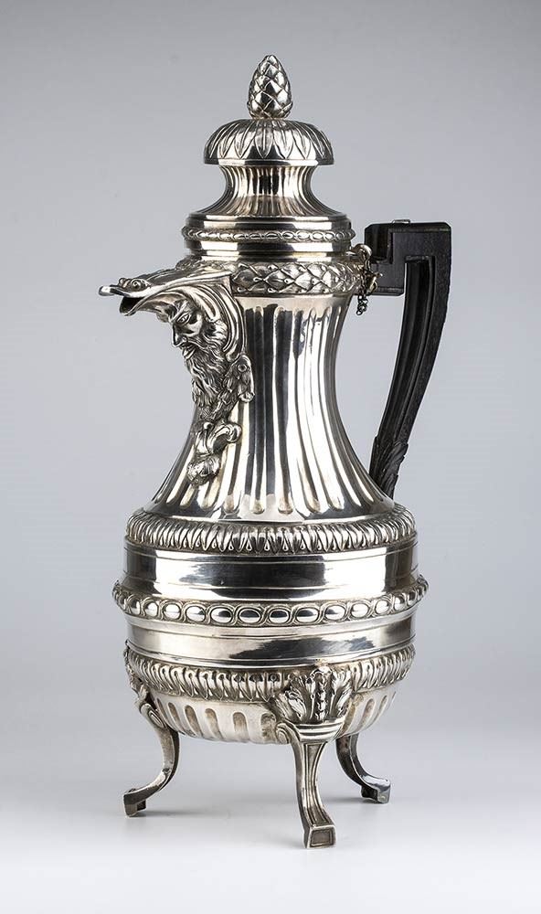Caffettiera in Argento - Francia, 1798-1809