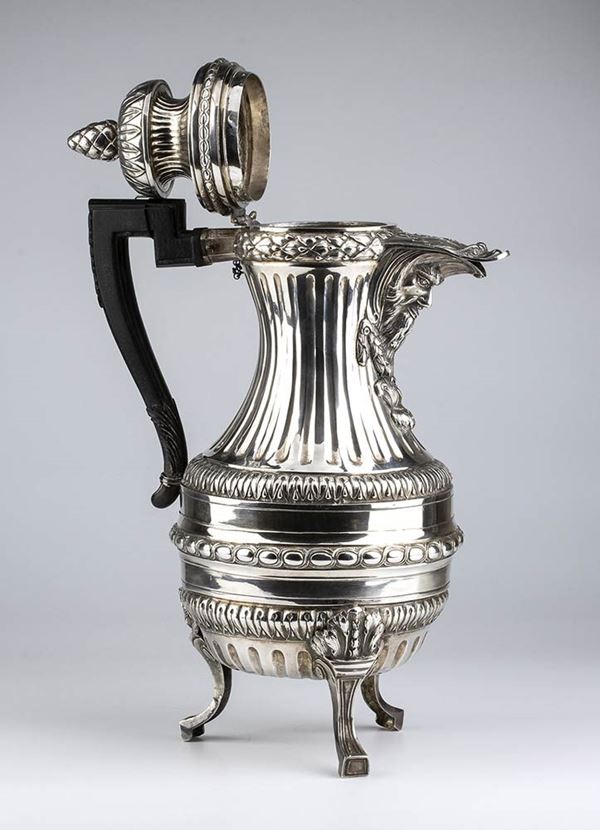 Caffettiera in argento - Francia, 1798-1809 (Argenti antichi
