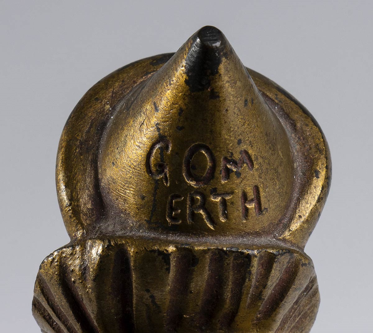 Scultura Francese in Bronzo Raffigurante Pierrot - Firmata Omerth Georges (attivo 1895-1925)