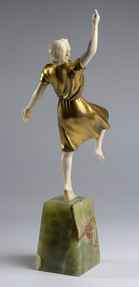 Scultura Francese in Bronzo Raffigurante una Ballerina - Firmata A. Alliot...