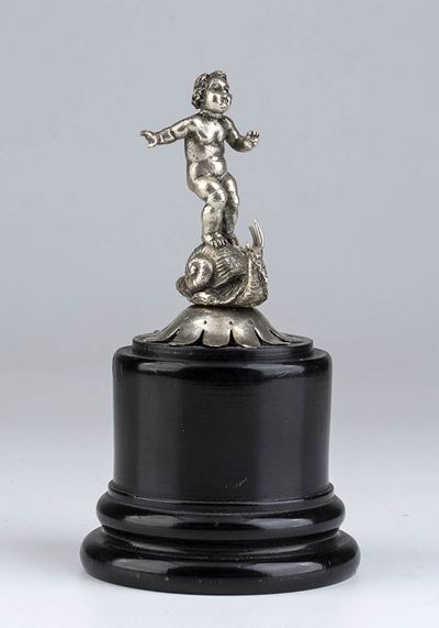 Putto in Argento - XIX Secolo