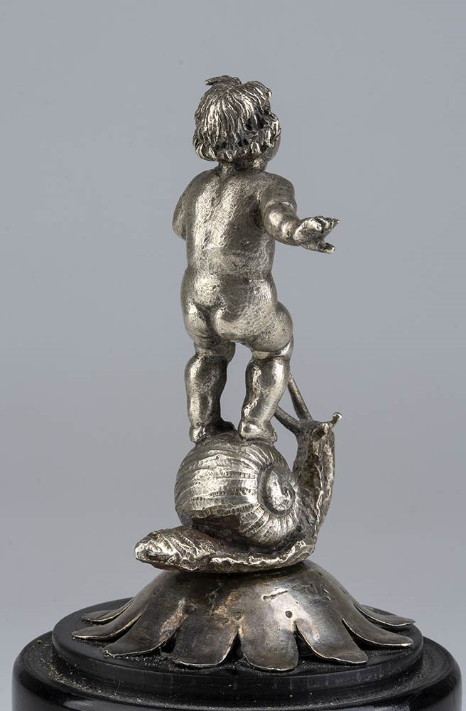Putto in Argento - XIX Secolo