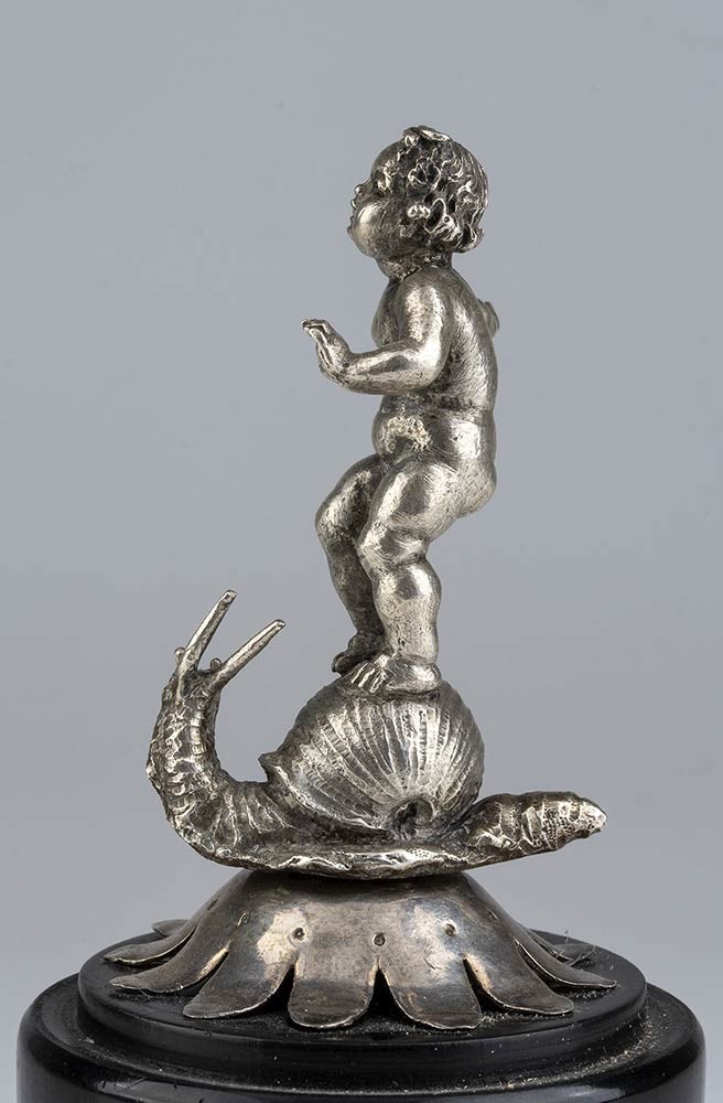 Putto in Argento - XIX Secolo