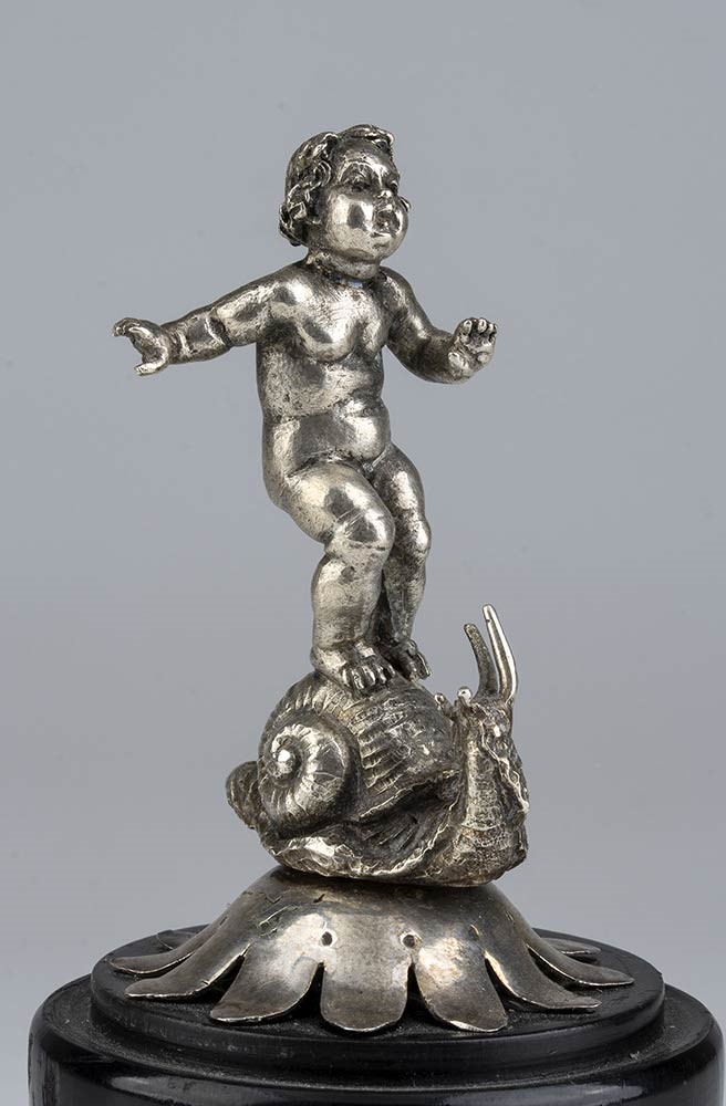 Putto in Argento - XIX Secolo