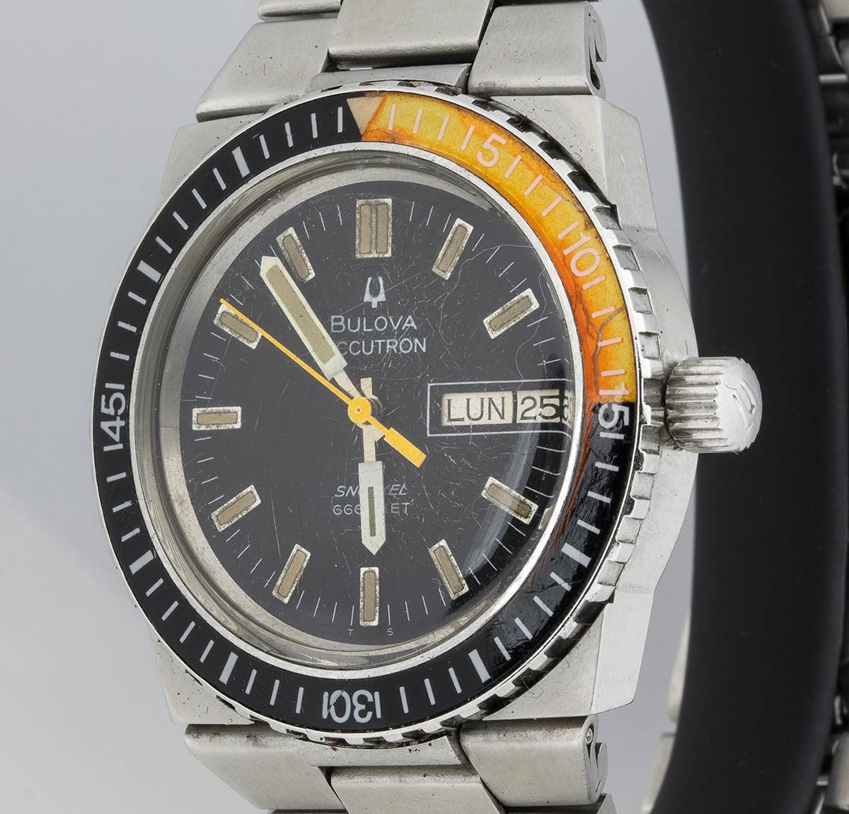Bulova Accutron Snorkell 666: Orologio Polso Uomo in Acciaio - Anni '70...