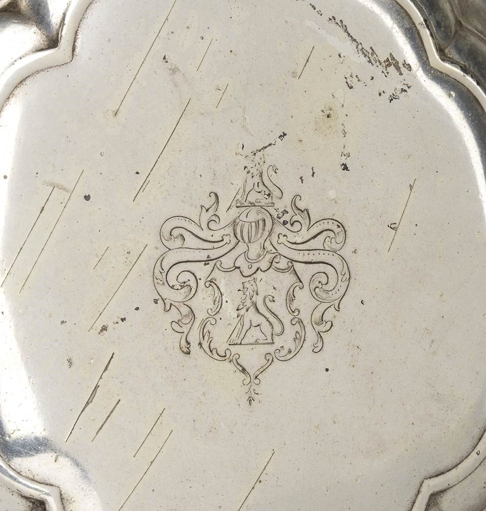 Coppia di Porta Tè Francesi in Argento - Parigi 1890 Circa, Argentiere Andre Au...