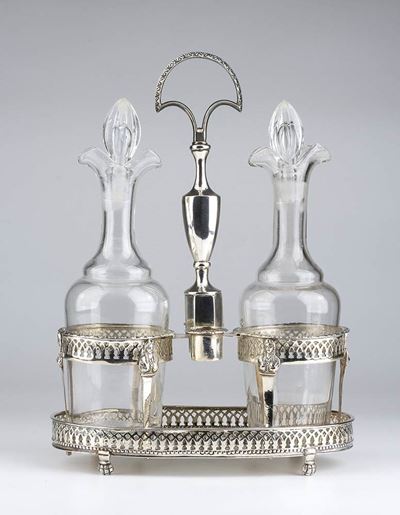 Acetoliera Italiana in Argento - Regno di Sardegna, Genova 1824-1872