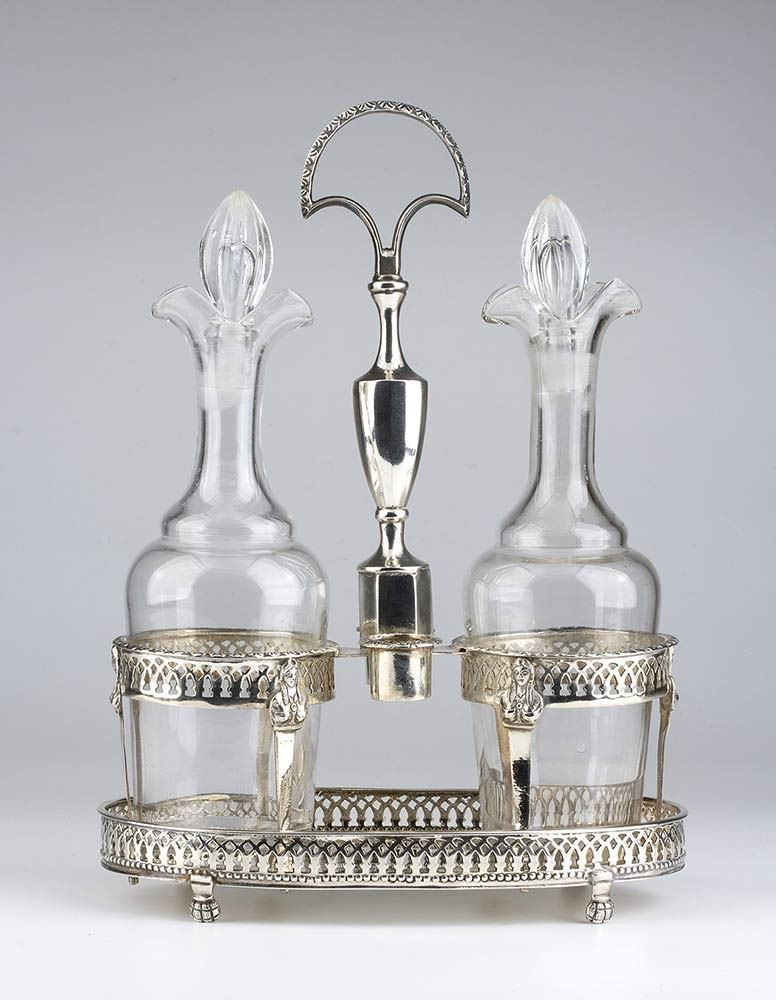 Acetoliera Italiana in Argento - Regno di Sardegna, Genova 1824-1872...