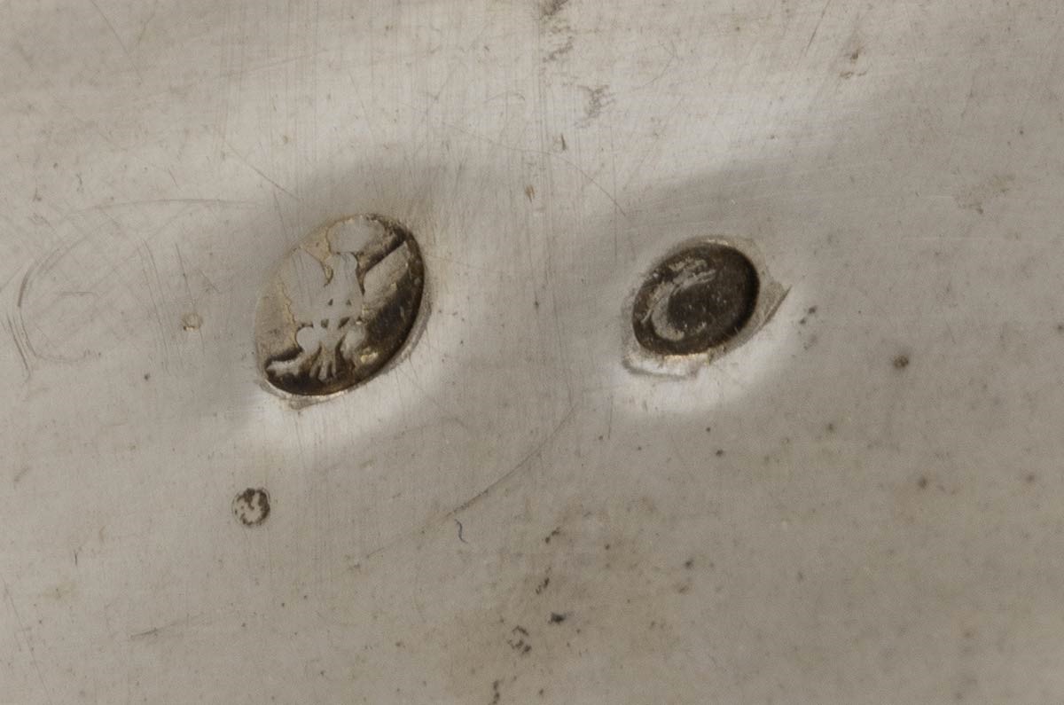 Acetoliera Italiana in Argento - Regno di Sardegna, Genova 1824-1872...