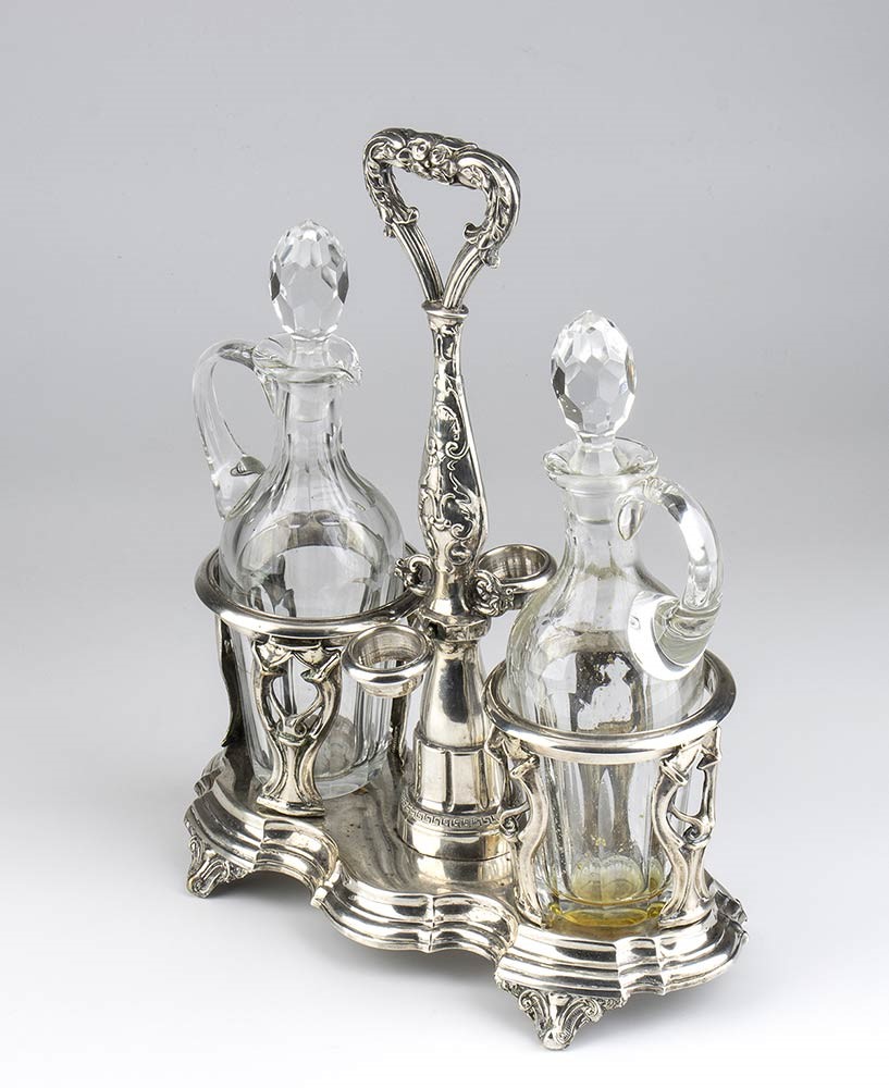 Acetoliera Italiana in Argento - Regno di Sardegna, Novara 1824-1872, Maestro A...