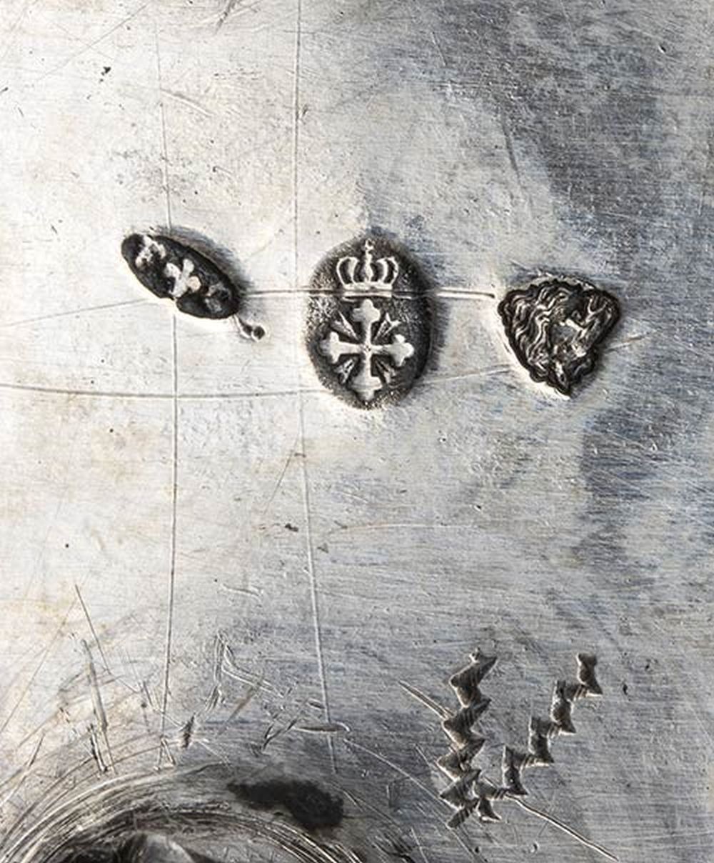 Acetoliera Italiana in Argento - Regno di Sardegna, Novara 1824-1872, Maestro A...