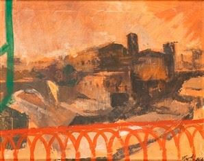 UGO ATTARDI - Sunset on the Tiber