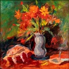 ACHILLE SDRUSCIA - Flower vase, late 30s...