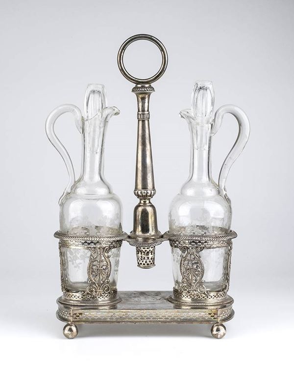 Acetoliera in argento - XIX secolo