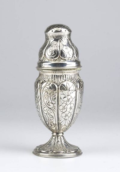 Spargizucchero Italiano in Argento - Palermo, Fine XIX-inizio XX Secolo, Argentiere Barraja