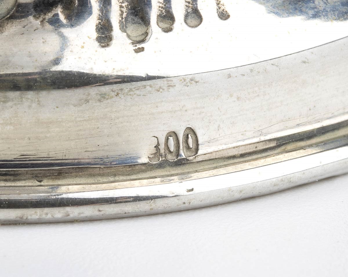 Spargizucchero Italiano in Argento - Palermo, Fine XIX-inizio XX Secolo, Argentiere Barraja