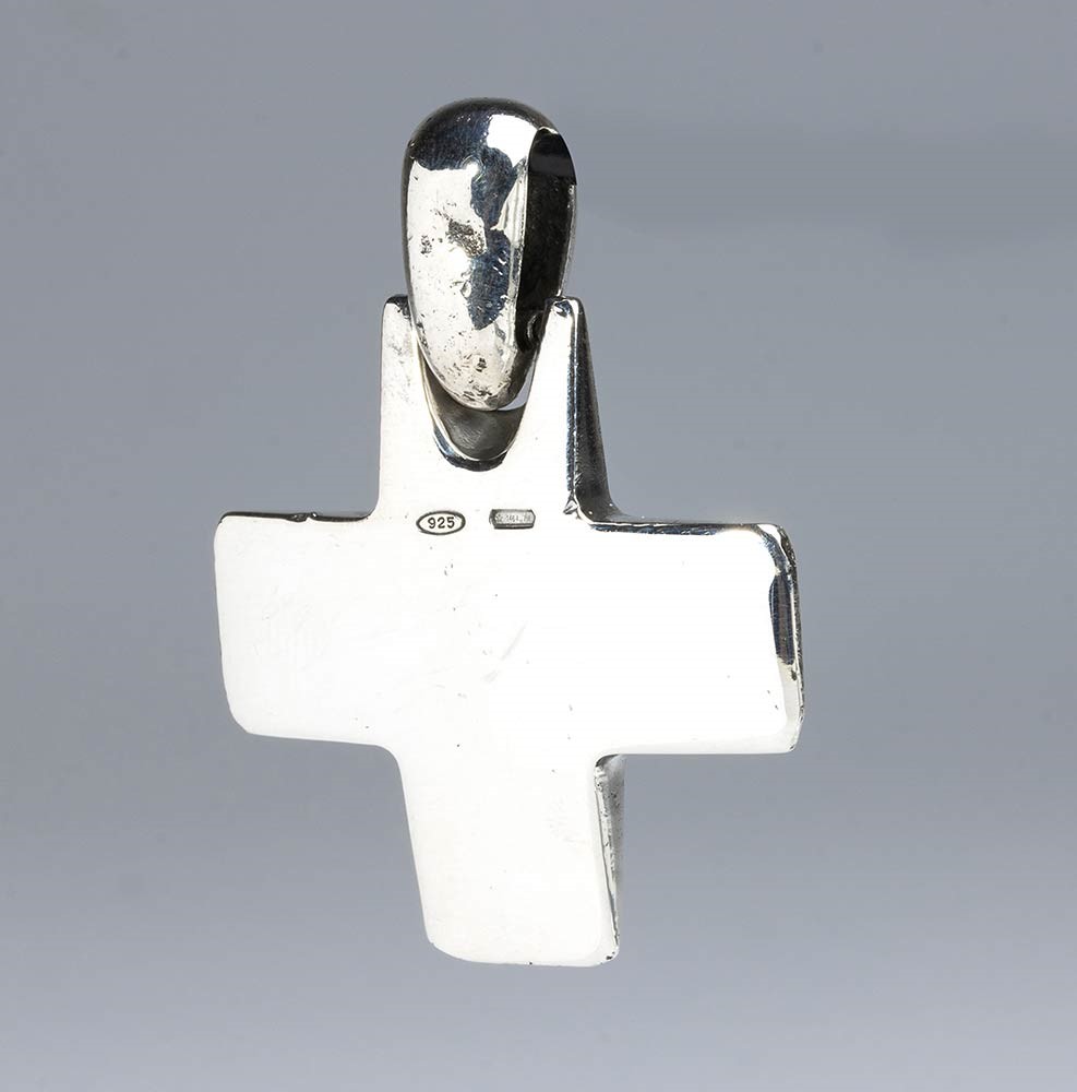 Pomellato, Collezione Dodo: Pendente Croce Argento