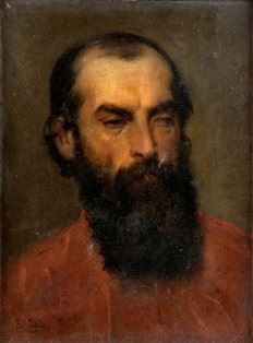 GIROLAMO INDUNO - Bartolomeo Marchelli portrait