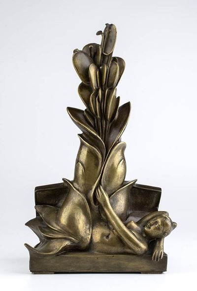Rappresentazione di un premio per Cartier, scultura in bronzo