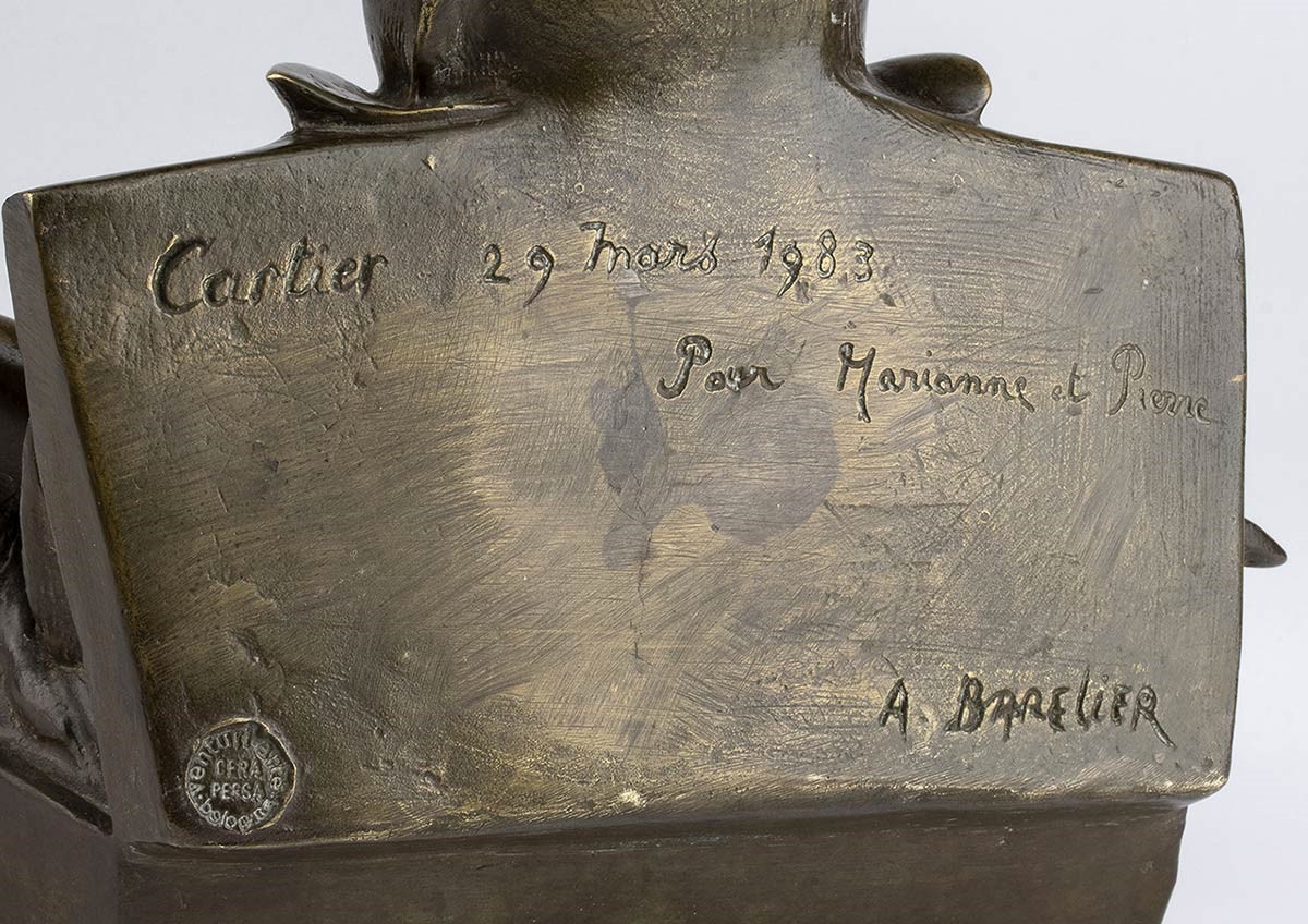 André Barelier - Rappresentazione di un Premio per Cartier