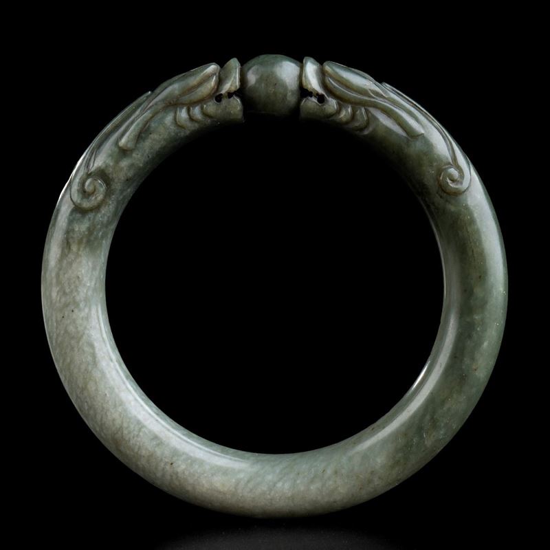 Bracciale in Giada Verde