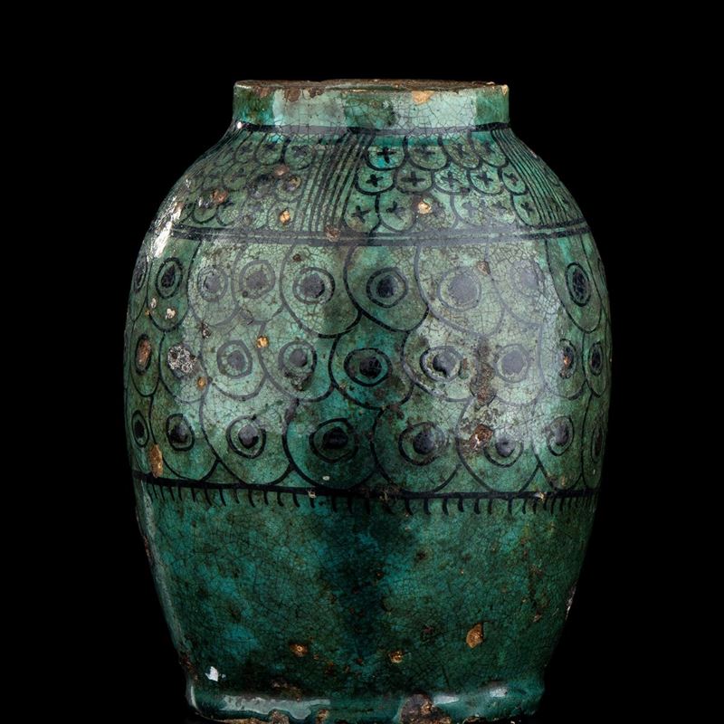 Vaso in Ceramica Smaltata