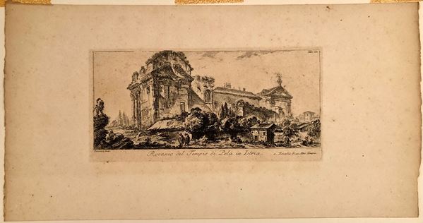 Giovanni Battista Piranesi - Rovescio del Tempio di Paola in Istria...