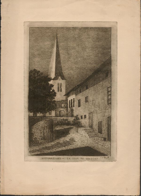 Estivareilles - La Cour du Couvent...