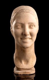Attilio Torresini - Volto di Giovane Donna