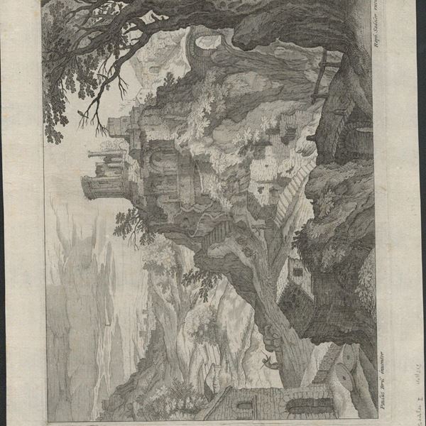 Raphael Sadeler I (1560ca.-1628ca.) - Landscape with +J265Ruins...