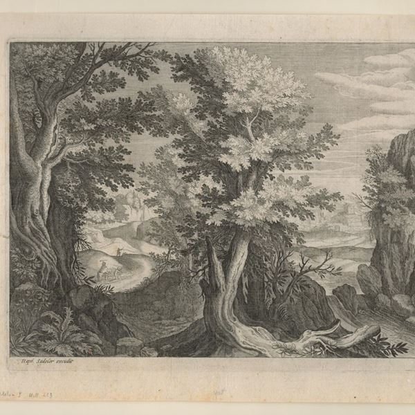 Raphael Sadeler I (1560ca.-1628ca.) - Alberi...