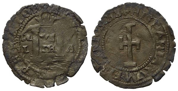 NAPOLI. Regno di Napoli. Carlo V d'Asburgo. Denaro. Mi (0,56 g; 17,3 mm)  - Asta Monete e medaglie medievali e moderne italiane ed estere - Bertolami Fine Art - Casa d'Aste