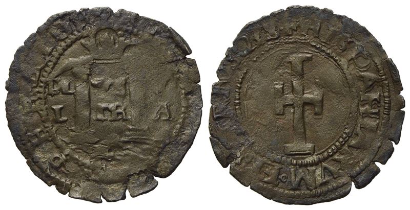 Napoli. Regno di Napoli. Carlo V D'asburgo. Denaro. Mi (0,56 G; 17,3 MM)