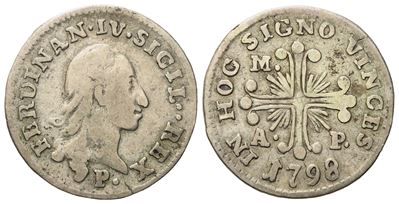 Napoli. Regno di Napoli. Ferdinando IV di Borbone (1759 - 1799 i Periodo). Carlino da 10 Grana 17...