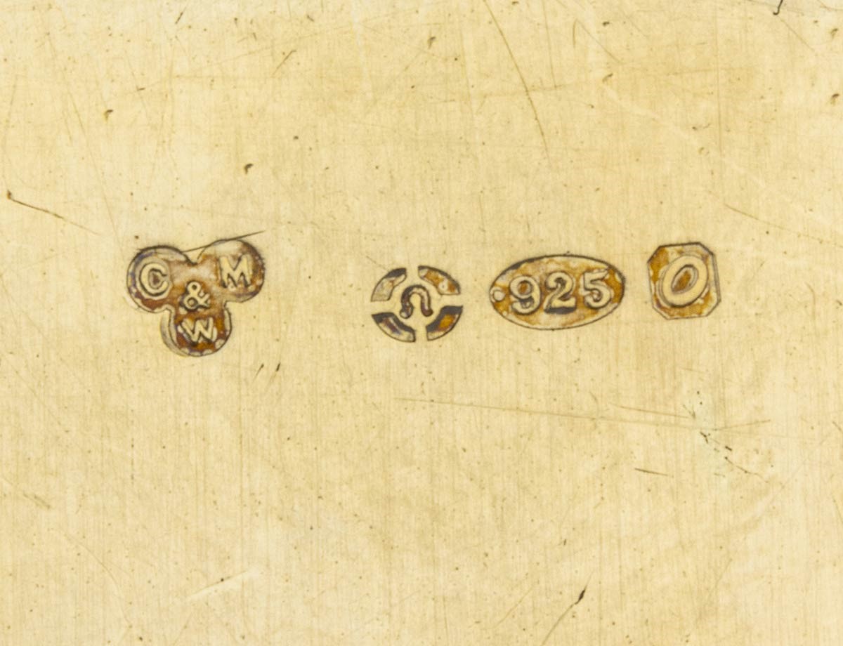 4 Vassoi Francesi in Argento Dorato - Parigi 1880 Circa, Maestri Argentieri Ge...