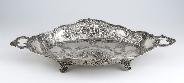 German silver basket - late 19th - early 20th century...