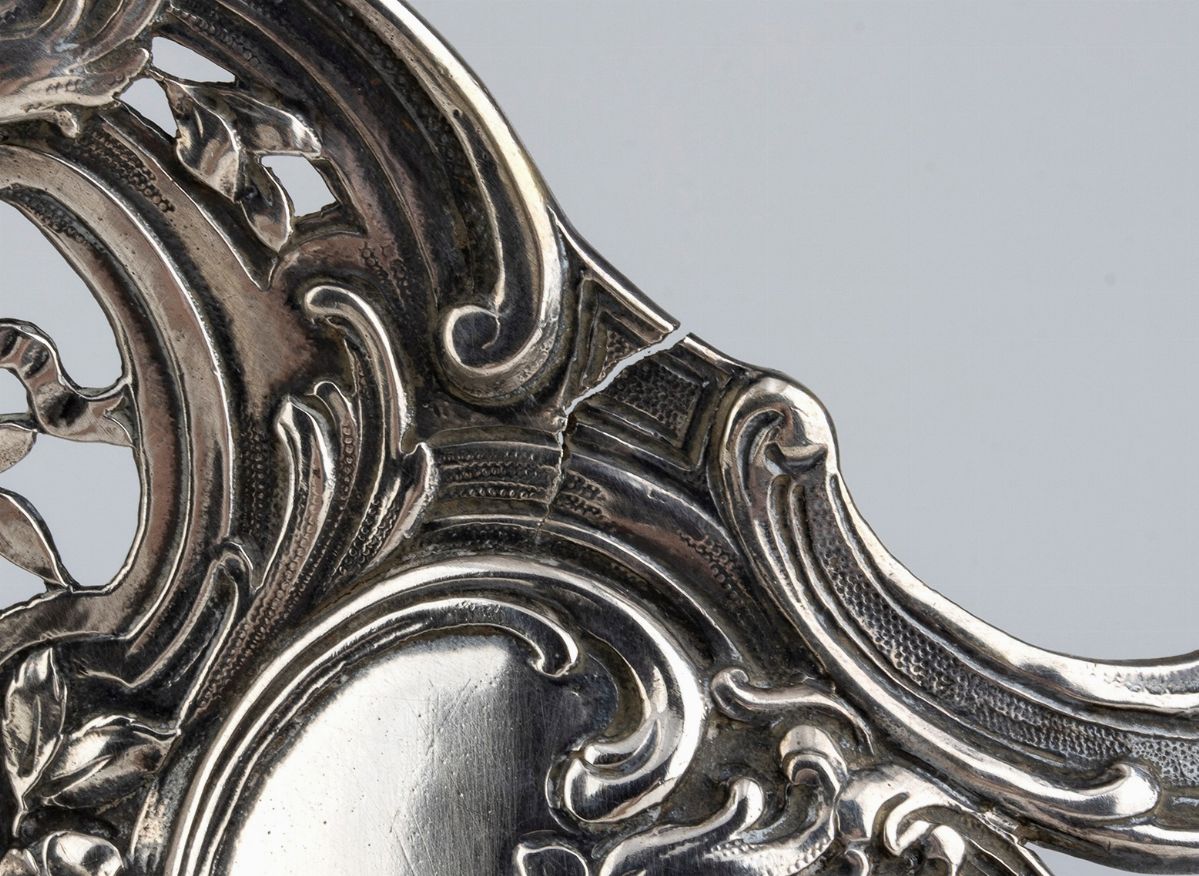 Cestino Tedesco in Argento - Fine XIX - Inizio XX Secolo