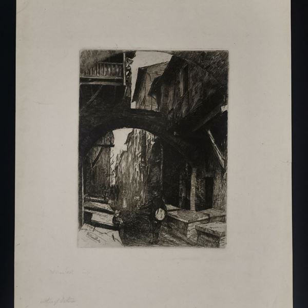 William Scott - Portico of Octavia - Roma, 1880 ca....