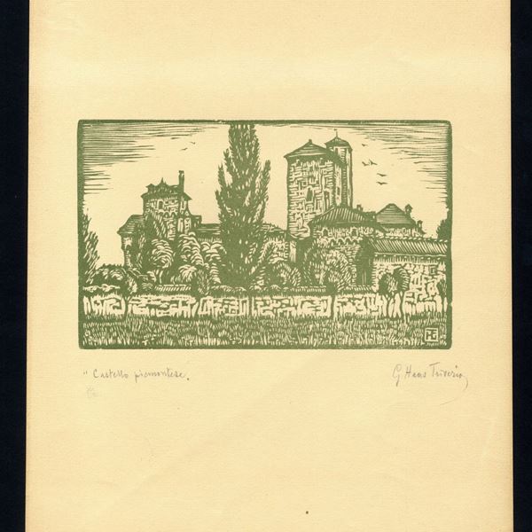 Giuseppe Haas Triverio - Castello Piemontese (di Gaglianigo)...