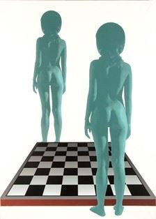VINCENZO CECCATO - Figure specchio scacchi