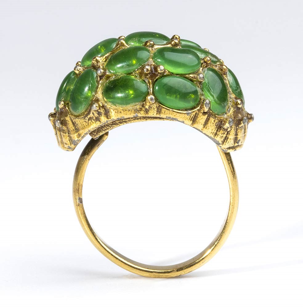 Anello in Oro con Crisoprasi