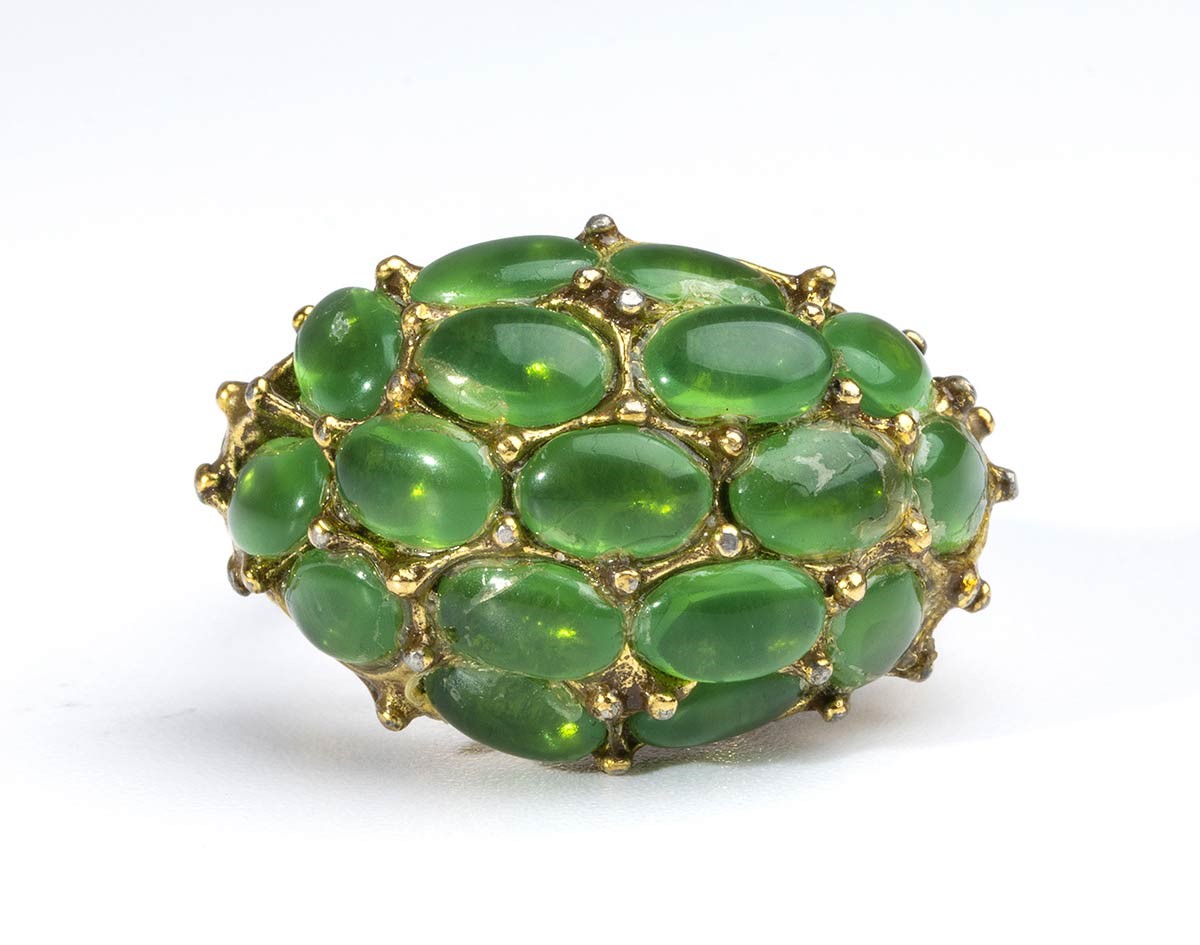 Anello in Oro con Crisoprasi