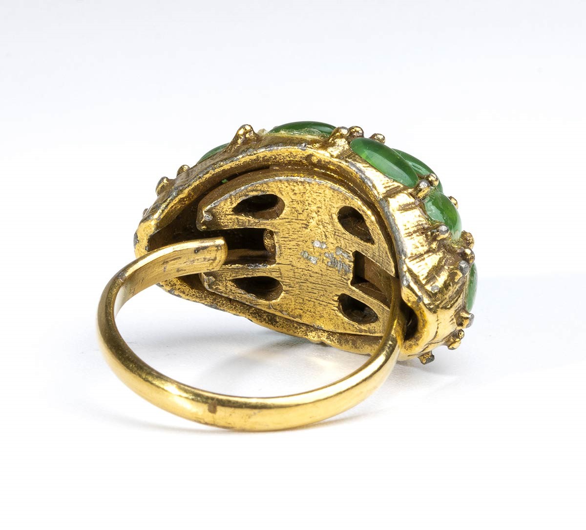 Anello in Oro con Crisoprasi