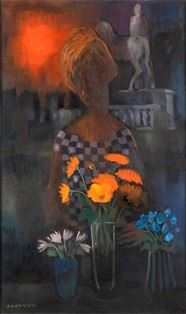 ELIANO FANTUZZI - Fioraria romana