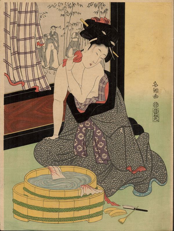 Tamagawa Shucho (1789-1804 fl.) - Specchio dell'eleganza...