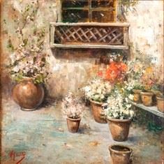 VINCENZO IROLLI - Patio with flower pots