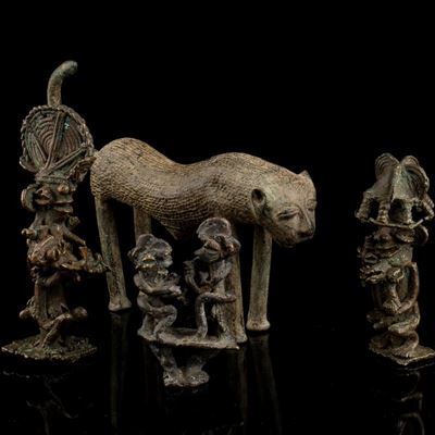 Quattro Sculture in Bronzo
