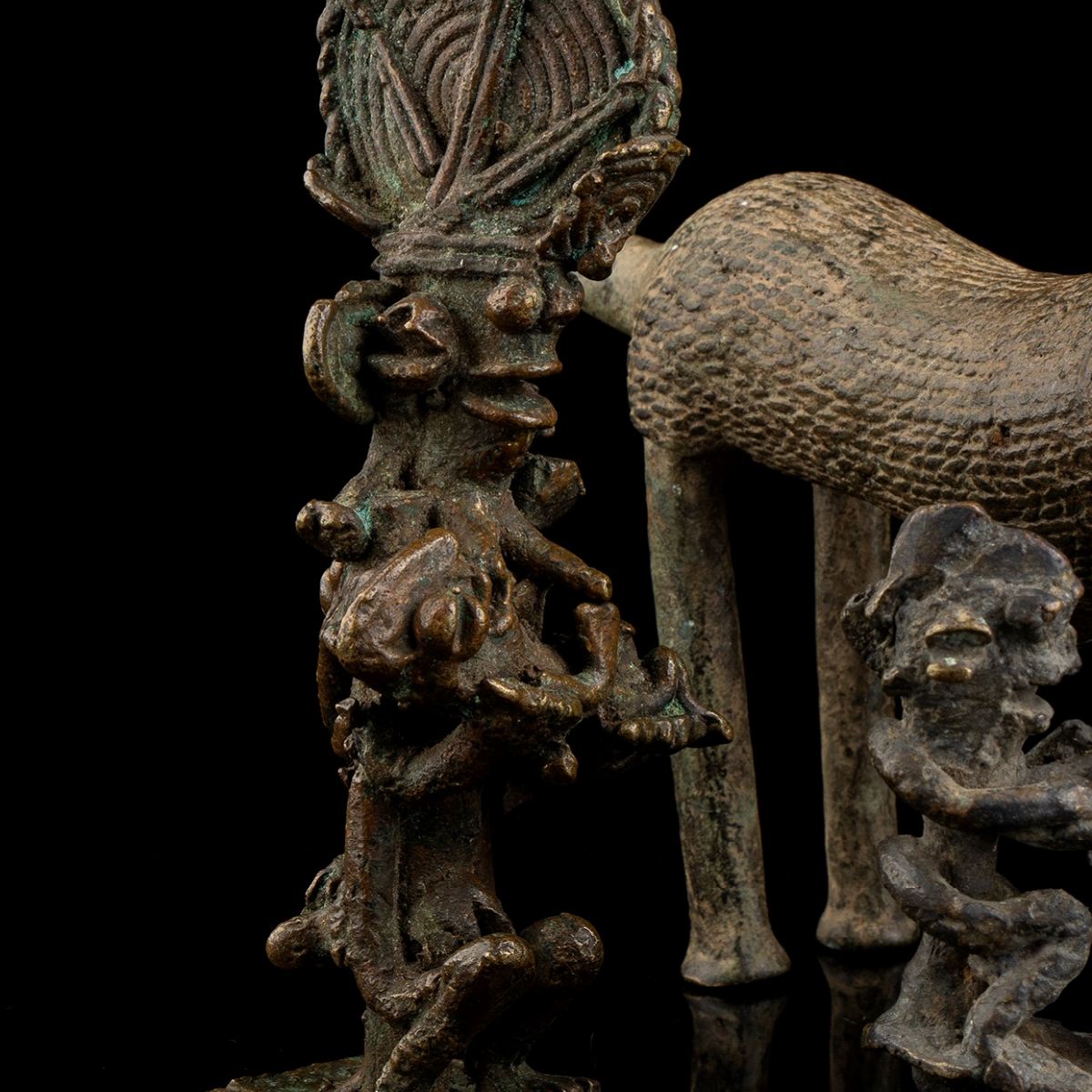 Quattro Sculture in Bronzo
